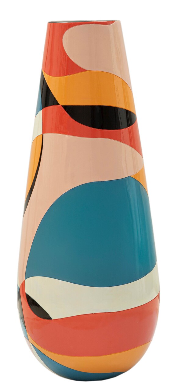 Vaza Rubic Tall, Mauro Ferretti, 37x37x92 cm, polirasina, multicolor - imagine 7